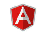 Logo de Angular, framework de développement web moderne.