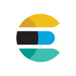 Logo de Elasticsearch, moteur de recherche et d’analyse distribué.