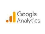 Logo de Google Analytics, plateforme d’analyse et de suivi des performances web.