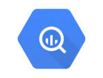 Logo de Google Cloud BigQuery, entrepôt de données cloud pour l’analyse big data.
