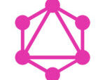 Logo de GraphQL, langage de requête avancé pour les API.
