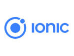 Logo de Ionic, framework de développement mobile hybride.