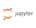 Logo de Jupyter Notebook, environnement interactif pour Python et data science.