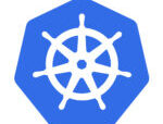 Logo de Kubernetes, plateforme d’orchestration des conteneurs.