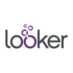 Logo de Looker, plateforme de business intelligence et d’analyse des données.