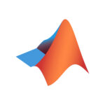 Logo de MATLAB, logiciel de calcul numérique et de modélisation.