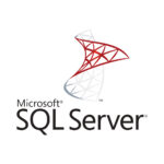 Logo de Microsoft SQL Server, système de gestion de bases de données relationnelles.