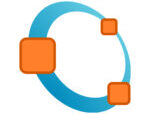 Logo de Octave, langage de programmation pour le calcul numérique et scientifique.