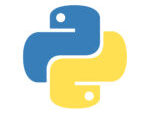 Logo de Python, langage de programmation polyvalent et open-source.