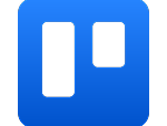 Logo de Trello, logiciel de gestion de tâches et de projets.