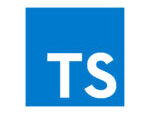 Logo de TypeScript, langage de programmation basé sur JavaScript.